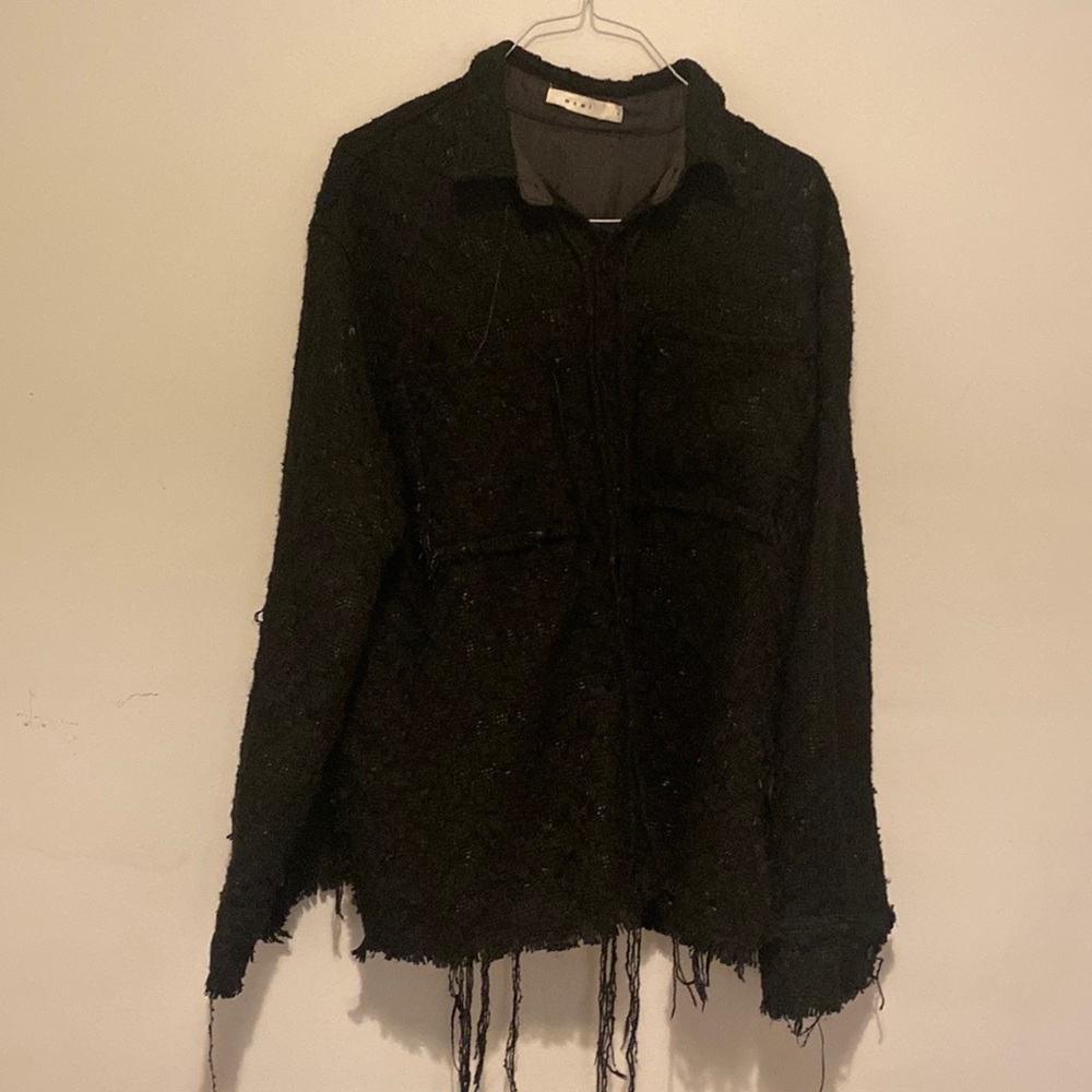 Oversized Loose Weave Trucker Jacket. PERFECT FOR FALL.